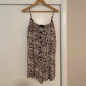 Leopard Print Romper